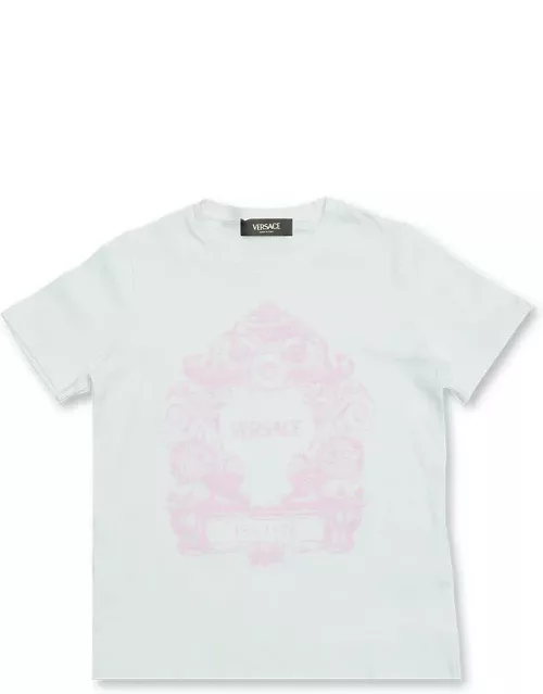 Versace Cartouche-printed Crewneck T-shirt