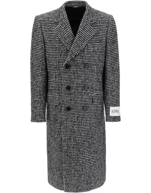 Dolce & Gabbana Two-tone Wool Blend Coat
