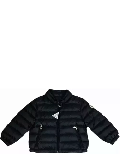 Moncler Acorus 100 Gram Down Jacket With Zip Closure And Elasticated Cuffs And Botto