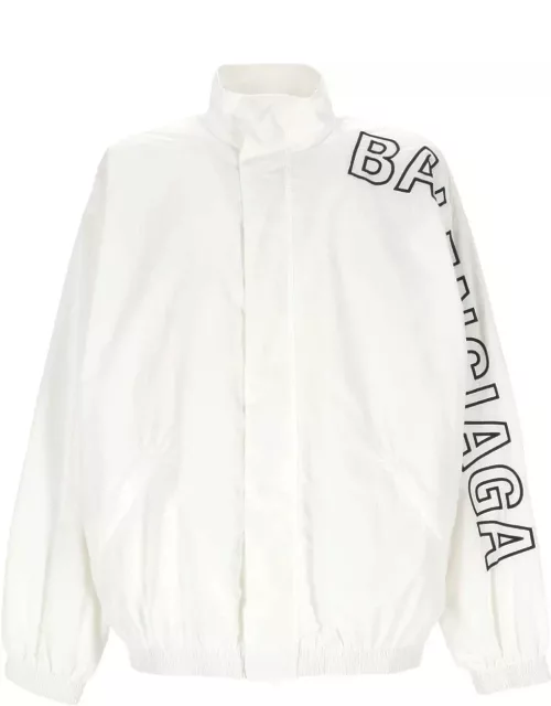 Balenciaga Logo Printed Jacket