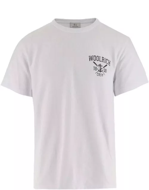 Woolrich Logo Printed Crewneck T-shirt