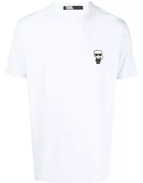 Karl Lagerfeld Logo Patch Crewneck T-shirt