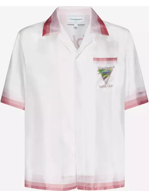 Casablanca Tennis Club Icon Silk Shirt