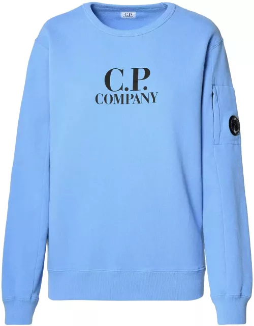 C.P. Company Light Blue Cotton Sweatshirt
