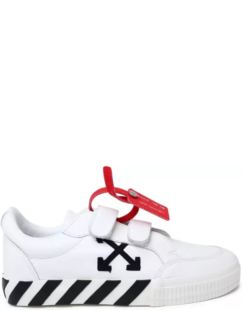 Off-White vulcanized White Leather Sneaker