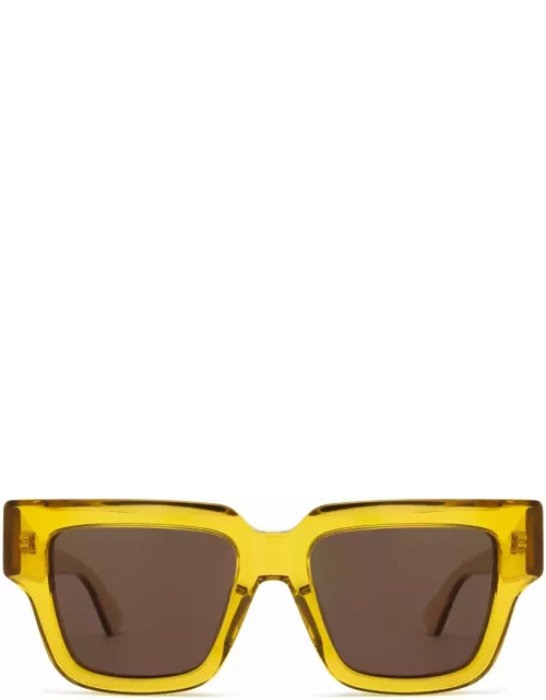 Bottega Veneta Eyewear Bv1276s Yellow Sunglasse