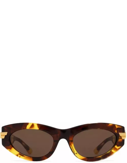 Bottega Veneta Eyewear Bv1189s Havana Sunglasse