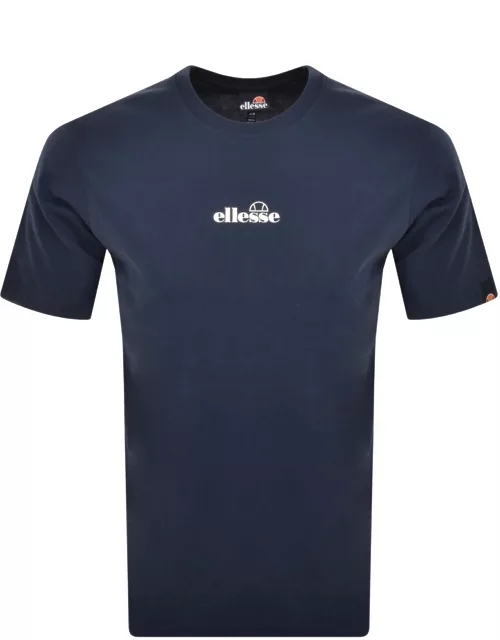 Ellesse Ollio Logo T Shirt Navy