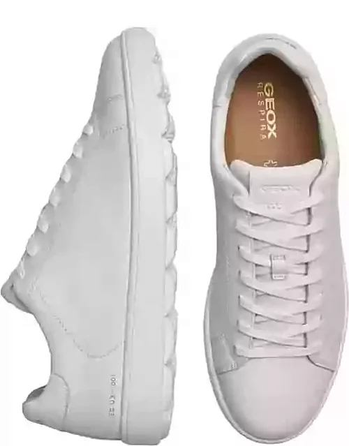Geox Men's Spherica Lace-Up Dress Sneakers White