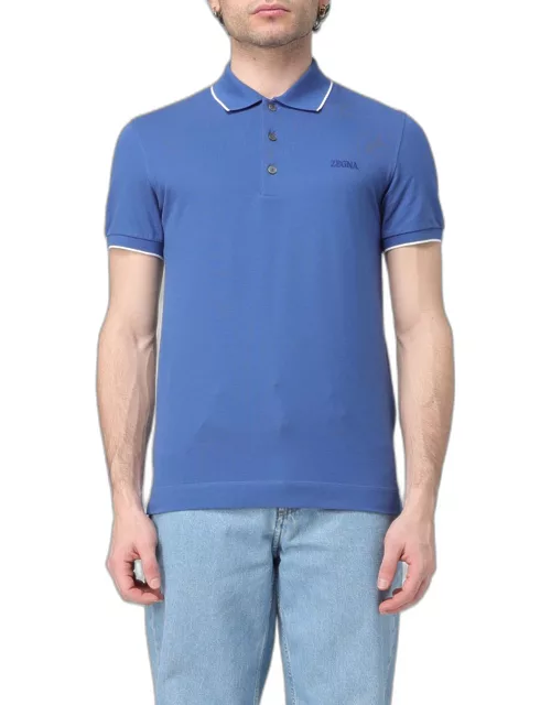 Polo Shirt ZEGNA Men colour Blue