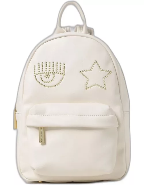 Backpack CHIARA FERRAGNI Woman colour White