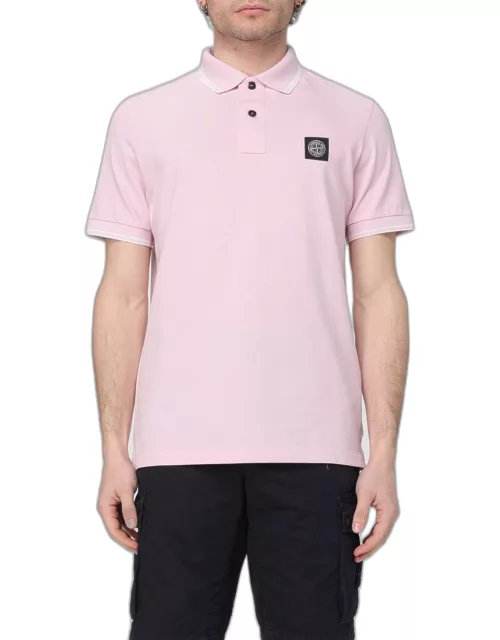 Polo Shirt STONE ISLAND Men colour Pink
