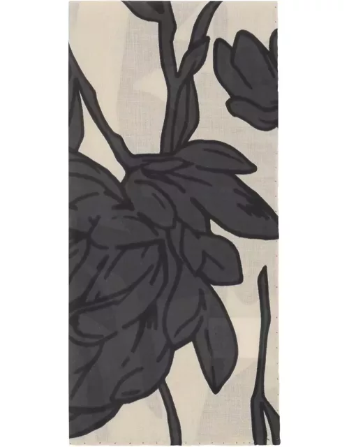 BRUNELLO CUCINELLI flower print scarf