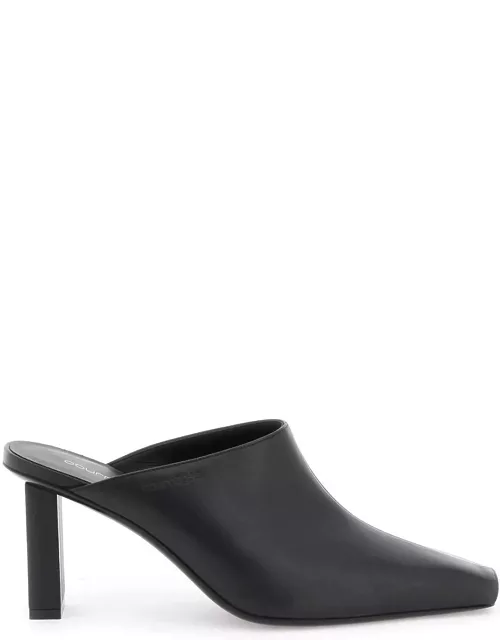 COURREGES leather mules for