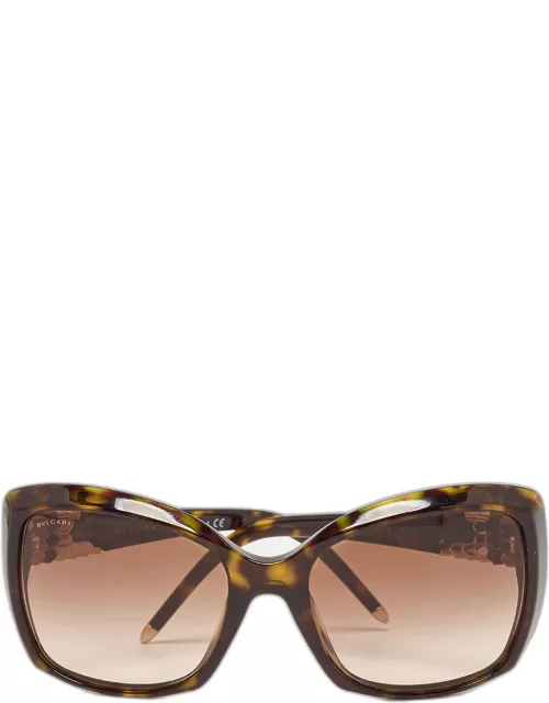 Bvlgari Green/Brown Tortoise Gradient 8133 Cat Eye Sunglasse