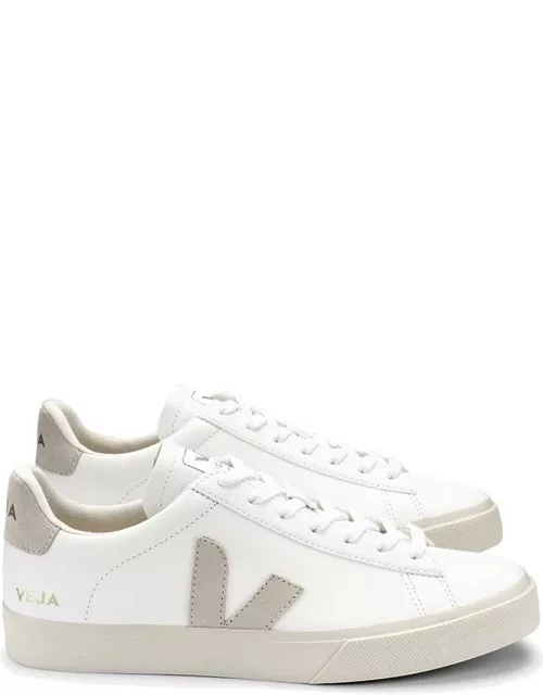 VEJA Campo Leather Trainers - Extra White & Natura