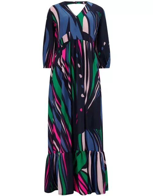 Mercy Delta Exclusive Chartwell Silk Dress - Butterfly Jade