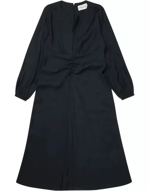 MUNTHE Esther Modal Midi Dress - Black