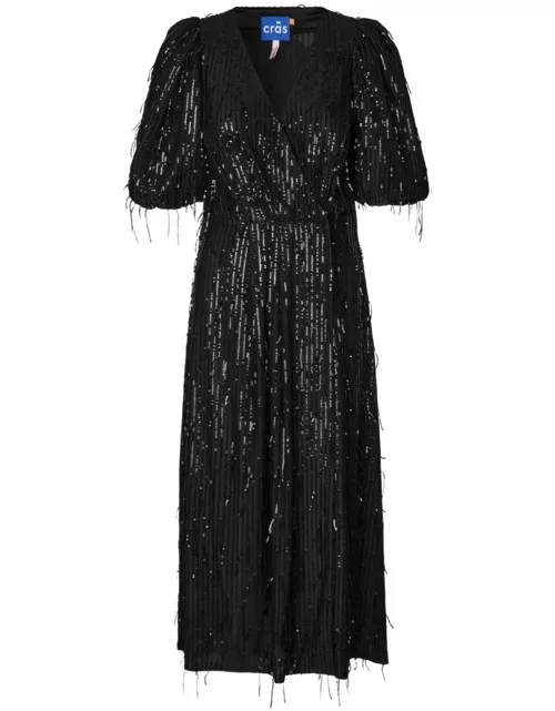 CRAS Dakota Sequin Dress - Black