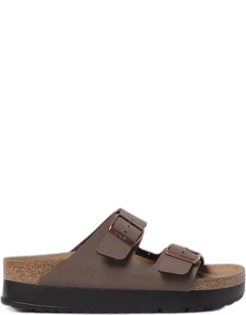 Flat Sandals BIRKENSTOCK Woman colour Brown