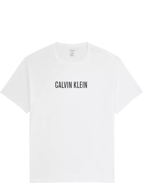 Calvin Klein Logo-print Cotton T-shirt - White