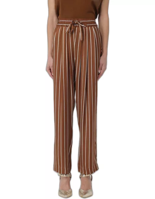 Pants SEMICOUTURE Woman color Brown