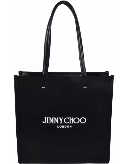 Jimmy Choo Logo Printed Tote