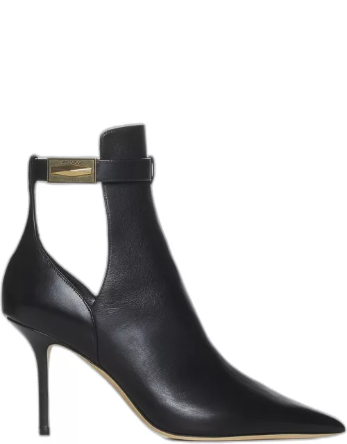 Jimmy Choo Nell Ab Leather Ankle Boot