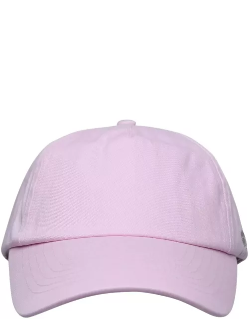 Chiara Ferragni Pink Cotton Hat