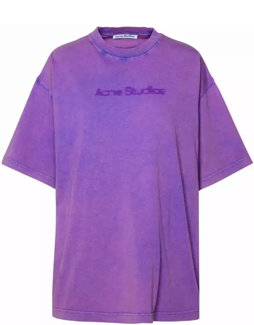 Acne Studios Lilac Cotton T-shirt
