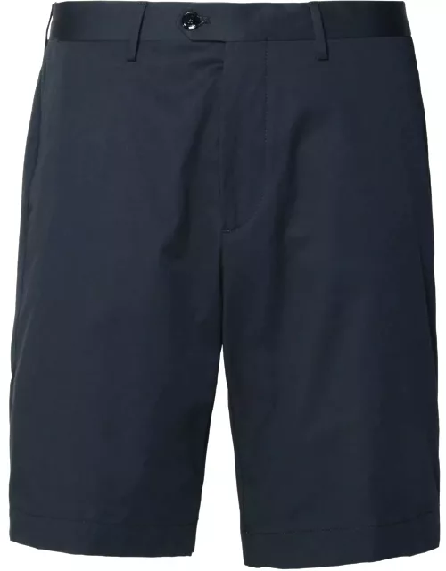Etro Navy Cotton Bermuda Short