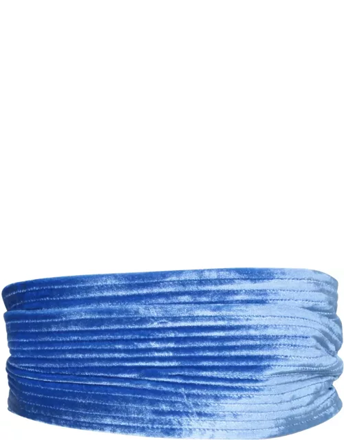 Pierre-Louis Mascia Velvet Blue/turquoise Belt