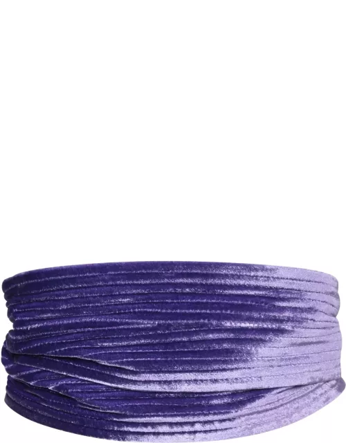 Pierre-Louis Mascia Velvet Purple/lilac Belt