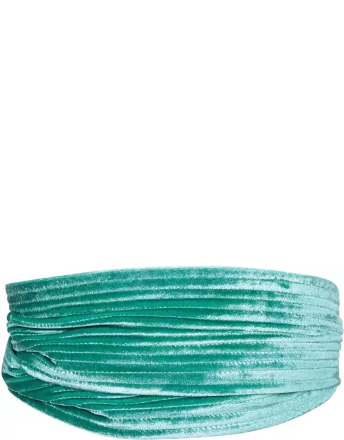 Pierre-Louis Mascia Velvet Aqua-green Belt