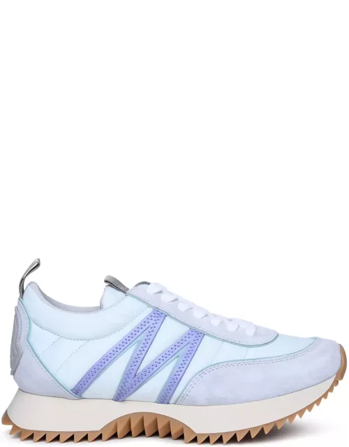 Moncler pacey Sneakers In Light Blue Polyamide