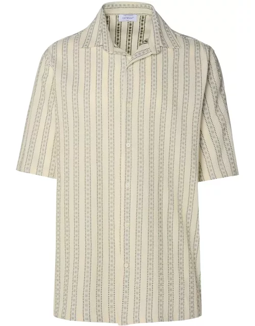 Off-White Short Sleeve Bowling Shirt