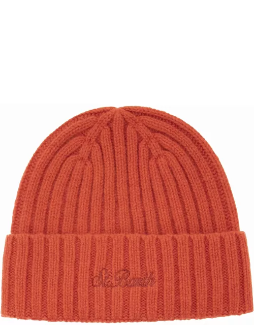 MC2 Saint Barth Wool Hat With Embroidery