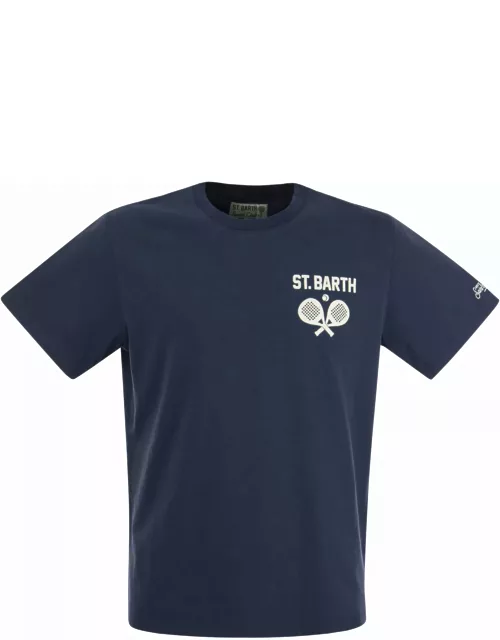 MC2 Saint Barth Cotton T-shirt With St Barth Print