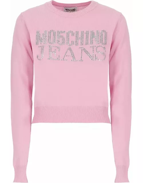 M05CH1N0 Jeans Sweater With Logo