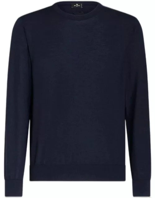 Etro Logo-embroidered Sleeved Knitted Jumper