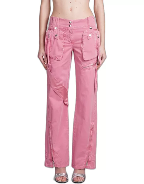 Blumarine Jeans In Rose-pink Cotton