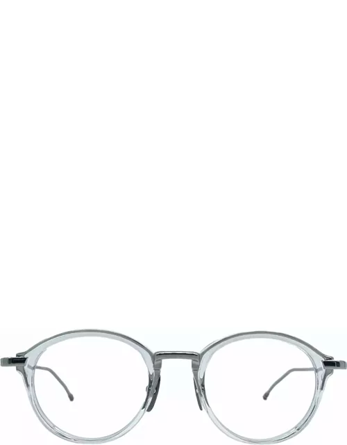 Thom Browne Round - Crystal Clear Rx Glasse