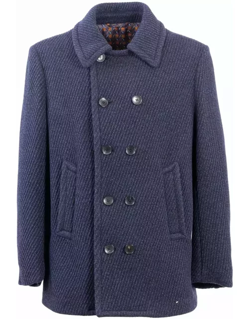 Etro Structured Double-breasted Coat
