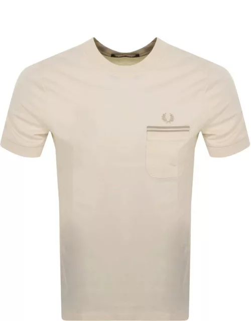 Fred Perry Pocket T Shirt Crea
