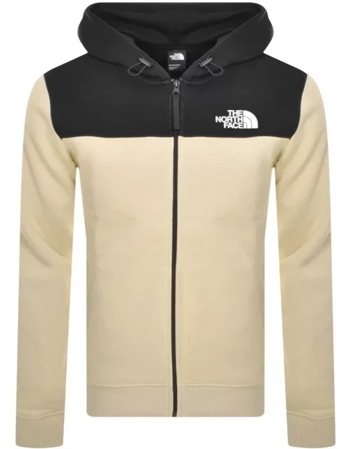 The North Face Icons Full Zip Hoodie Beige