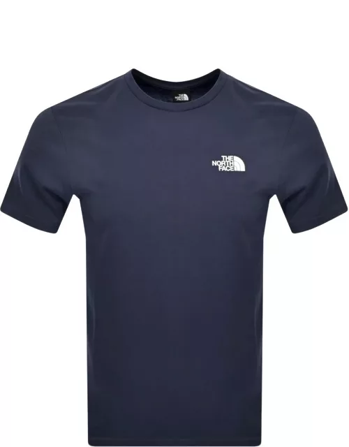 The North Face Simple Dome T Shirt Navy