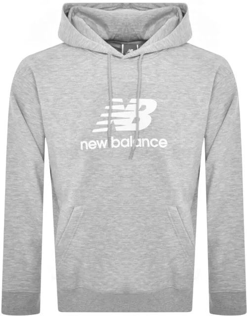 New Balance Sport Essentails Logo Hoodie Grey