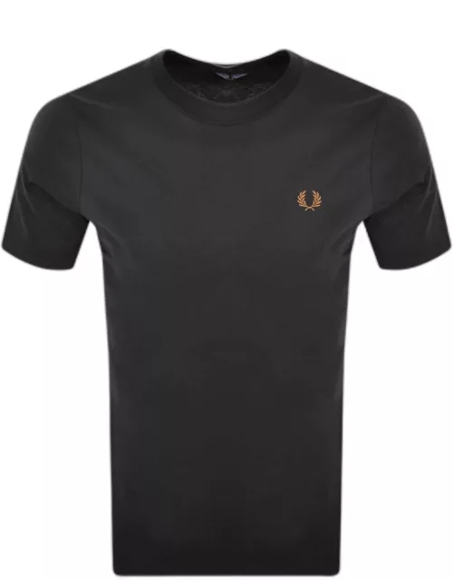 Fred Perry Crew Neck T Shirt Grey