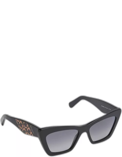 Gancini Foil Print Cat-Eye Sunglasse