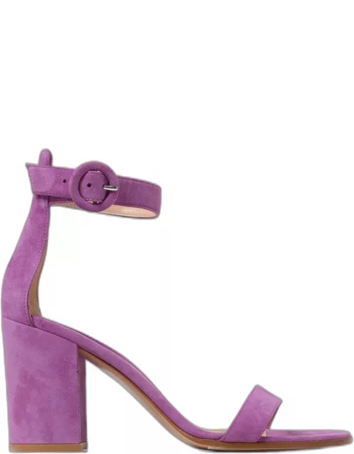 Heeled Sandals GIANVITO ROSSI Woman colour Violet